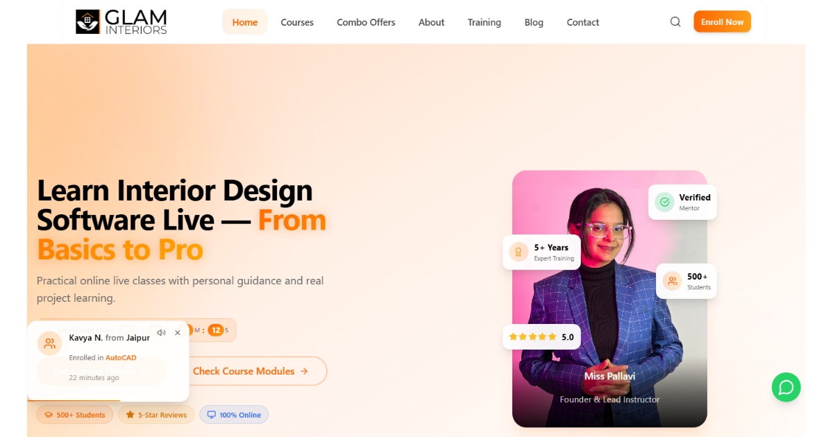 Glam Interior Design Academy — Online Interior Design Courses