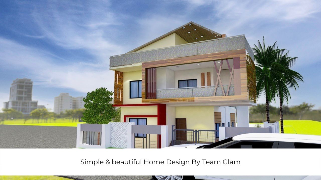 Simple & beautiful Home Design By Team Glam